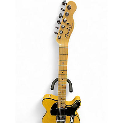 Used 2016 Fender ELITE TELECASTER BLONDE AND BLACK Blonde Solid Body Electric Guitar