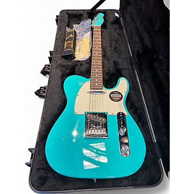 Used 2016 Fender LIMITED EDITION AMERICAN STANDARD TELECASTER Seafoam Green Solid Body Electric Guitar