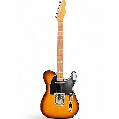 Used 2016 Fender Magnificent 7 American Standard Telecaster Figured Neck Cognac Burst Solid Body Electric Guitar