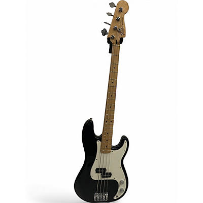 Used 2016 Fender Player Precision Bass Black Electric Bass Guitar