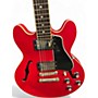 Used 2016 Gibson Custom Shop ES-339 Satin Cherry Hollow Body Electric Guitar Satin Cherry
