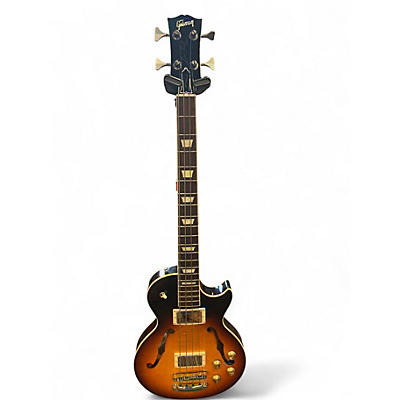 Used 2016 Gibson ES Les Paul Bass 2 Tone Sunburst Electric Bass Guitar