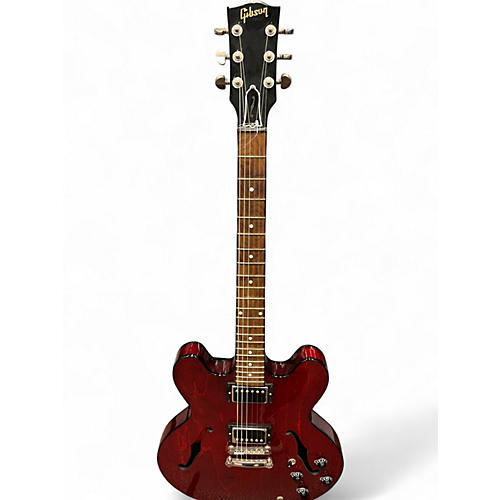 Used 2016 Gibson ES335 Dot Reissue Worn Cherry Hollow Body Electric Guitar Worn Cherry