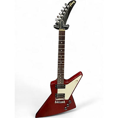 Used 2016 Gibson Explorer Wine Red Solid Body Electric Guitar