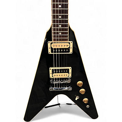 Used 2016 Gibson FLYING V PRO Black Solid Body Electric Guitar