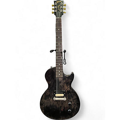 Used 2016 Gibson Les Paul CM T Trans Black Solid Body Electric Guitar