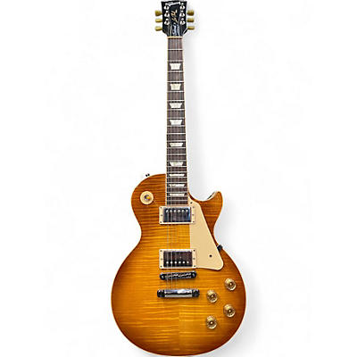 Used 2016 Gibson Les Paul Traditional Plus Honey Burst Solid Body Electric Guitar