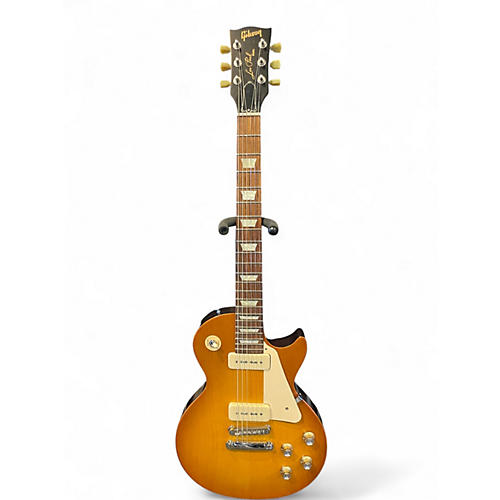 Used 2016 Gibson Les Paul Tribute Honey Burst Solid Body Electric Guitar Honey Burst