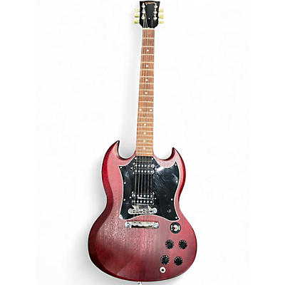 Used 2016 Gibson SG Special Worn Satin Red Solid Body Electric Guitar