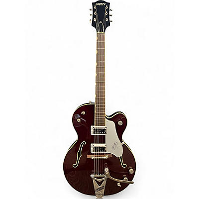 Used 2016 Gretsch Guitars G6119-1962 Chet Atkins Signature Tennessee Rose Dark Cherry Stain Hollow Body Electric Guitar