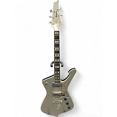 Used 2016 Ibanez PS120SP Silver Sparkle Solid Body Electric Guitar