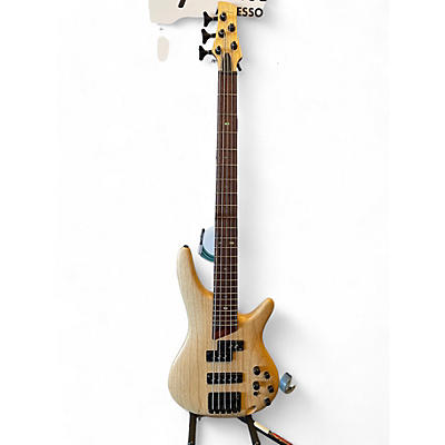 Ibanez Used 2016 Ibanez SR655 Natural Electric Bass Guitar