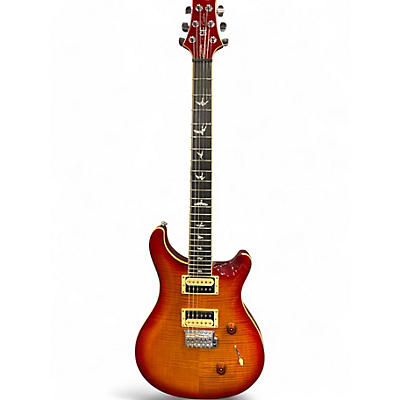 Used 2016 PRS SE Custom 24 Heritage Cherry Sunburst Solid Body Electric Guitar