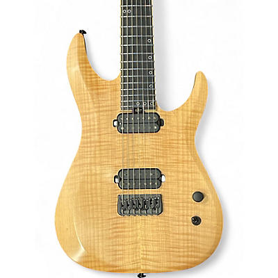 Used 2016 Schecter Guitar Research KM7 MKII Natural Solid Body Electric Guitar