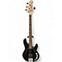 Used 2016 Sterling by Music Man Sub Ray4 Trans Black Electric Bass Guitar Trans Black