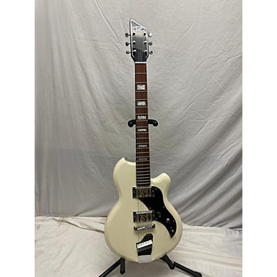 Used 2016 Supro Westbury Arctic White Solid Body Electric Guitar