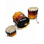 Used 2016 TAMA 3 Piece Superstar Amber Drum Kit Amber