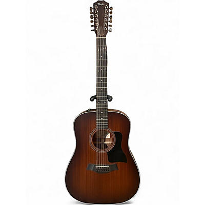 Used 2016 Taylor 360E Mahogany 12 String Acoustic Guitar