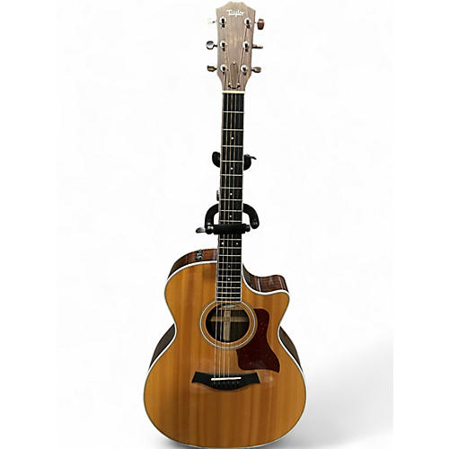 Used 2016 Taylor 414CER V-Class Natural Acoustic Electric Guitar Natural