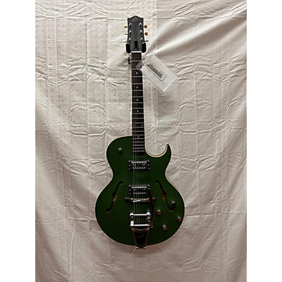 The Loar Used 2016 The Loar LH306TCGN Green Hollow Body Electric Guitar