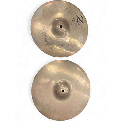 Used 2016 Zildjian 13in Z Custom Hi Hat Pair Cymbal