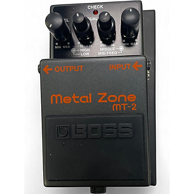 Used 2017 BOSS MT2 Metal Zone Distortion Effect Pedal