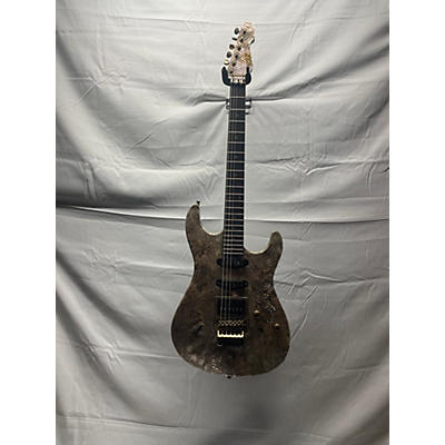 ESP Used 2017 ESP Exhibition Limited Edition Snapper Blast Maziora Gold Leaf Solid Body Electric Guitar