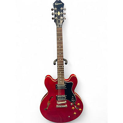 Used 2017 Epiphone Dot Cherry Hollow Body Electric Guitar