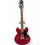 Used 2017 Epiphone Dot Cherry Hollow Body Electric Guitar Cherry