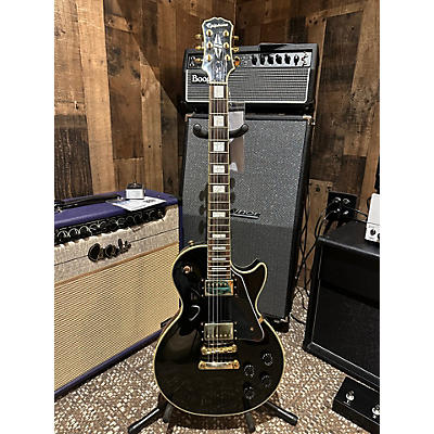 Epiphone Used 2017 Epiphone Les Paul Custom Pro Black Solid Body Electric Guitar