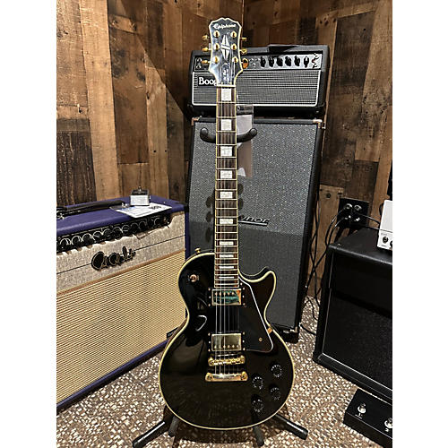 Epiphone Used 2017 Epiphone Les Paul Custom Pro Black Solid Body Electric Guitar Black