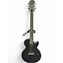 Used 2017 Epiphone Les Paul Special I Black Solid Body Electric Guitar Black