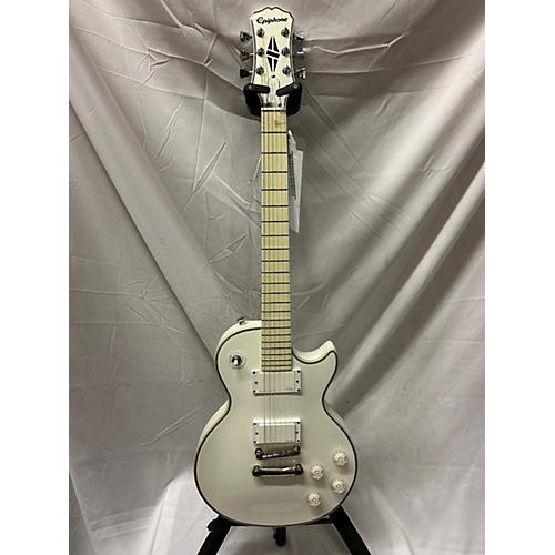 Epiphone Used 2017 Epiphone Matt Heafy Signature Les Paul Custom Snofall Solid Body Electric Guitar Snofall