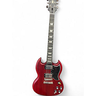 Used 2017 Epiphone SG Standard Cherry Solid Body Electric Guitar
