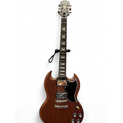 Used 2017 Epiphone SG Standard Walnut Solid Body Electric Guitar