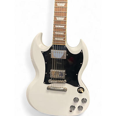 Used 2017 Epiphone SG Standard White Solid Body Electric Guitar