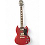 Used 2017 Epiphone SG Standard Worn Cherry Solid Body Electric Guitar Worn Cherry