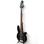 Used 2017 Ernie Ball Music Man Bongo HH Fretless 4 String Black Electric Bass Guitar Black