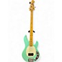 Used 2017 Ernie Ball Music Man Stingray 4 String Mint Green Electric Bass Guitar Mint Green