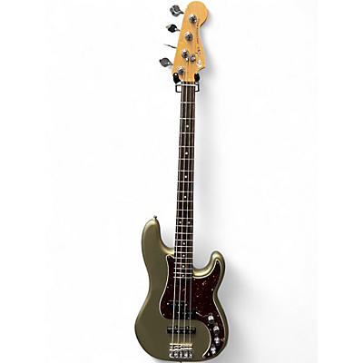 Used 2017 Fender American Elite Precision Bass CHAMPAGNE Electric Bass Guitar