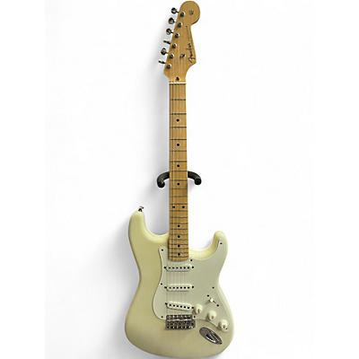 Used 2017 Fender American Original 50s Stratocaster White Blonde Solid Body Electric Guitar