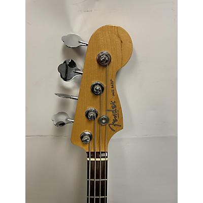 Fender Used 2017 Fender American Professional Jazz Bass 3 Tone Sunburst Electric Bass Guitar