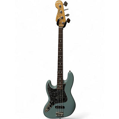 Used 2017 Fender American Professional Jazz Bass LEFT HANDED  SONIC GRAY Electric Bass Guitar