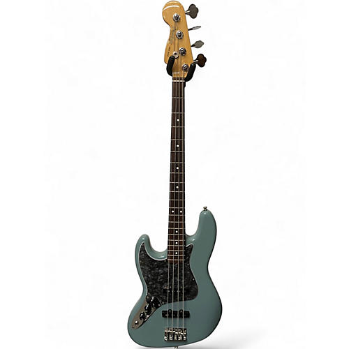 Used 2017 Fender American Professional Jazz Bass LEFT HANDED  SONIC GRAY Electric Bass Guitar SONIC GRAY