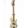Used 2017 Fender American Professional Precision V Olympic White Electric Bass Guitar Olympic White