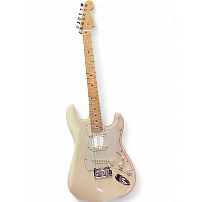 Used 2017 Fender American Professional Stratocaster SSS Olympic White Solid Body Electric Guitar