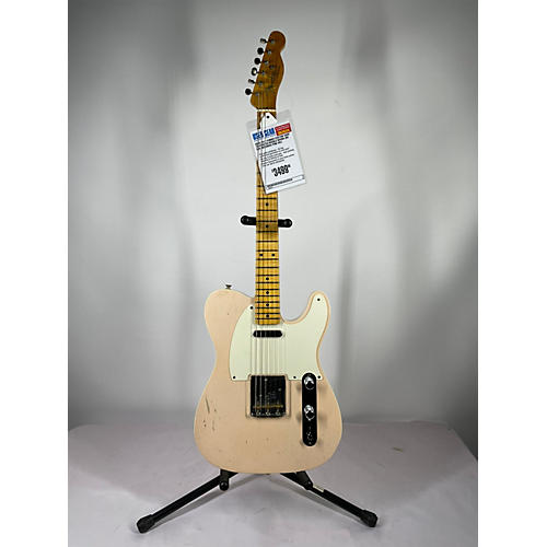 Fender Used 2017 Fender CUSTOM SHOP TELECASTER DOUBLE BOUND (NO COA INCLUDED) Pink Solid Body Electric Guitar Pink