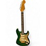 Used 2017 Fender CUSTOMSHOP WILDWOOD WW10ARTISAN QMT STRAT - EGT Emerald Green Solid Body Electric Guitar Emerald Green