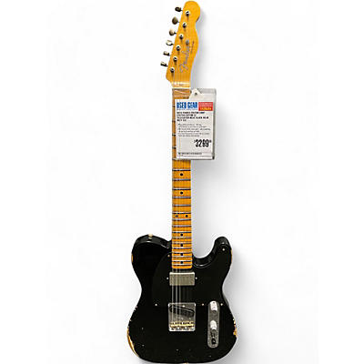 Fender Used 2017 Fender Custom Shop Limited Edition 52 Telecaster Relic Black Solid Body Electric Guitar