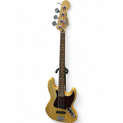 Used 2017 Fender Deluxe Jazz Bass Natural Electric Bass Guitar